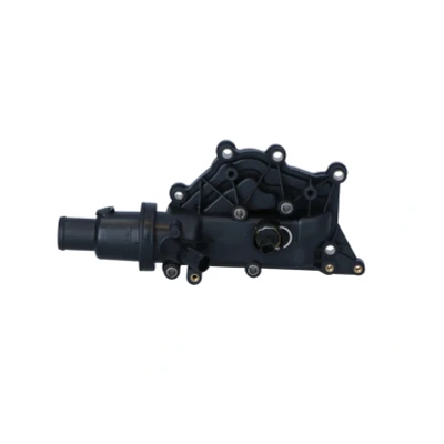 Abbildung von NRF 725042 Kühlwasserthermostat 89 mit Sensor, Dichtring Gehäuse RENAULT: Megane 3 Grandtour, CLIO 3, Schrägheck