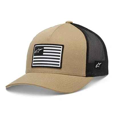 Abbildung von Alpinestars Herren Flag Snapback Baseball Cap, Sand/Schwarz, Einheitsgröße EU