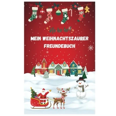 Abbildung von Kindergarten Freundebuch Mein Weihnachtszauber Freundebuch: Weihnachtsbuch Zum Ausmalen, Ankreuzen und Spaß haben