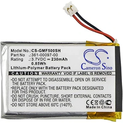 Abbildung von CS GMF500SH Akkus 230mAh Kompatibel mit [Garmin] Approach S60, Fenix 5, Forerunner 935 Ersetzt 361 00097 00