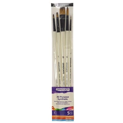 Abbildung von Daler Rowney Graduate 5 Synthetik Pinsel Set