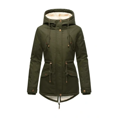 Abbildung von Marikoo Manolya Wintermantel, Damen, Größe: Small, Dark olive