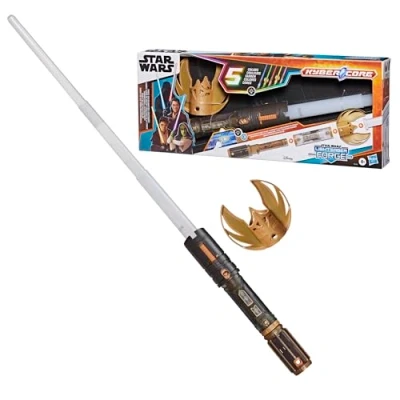 Abbildung von Star Wars Lightsaber Forge Farbwechsel Lichtschwert, 5 in1 Farb wechselndes offiziell lizensiert, Geschenk für Kinder ab Jahren