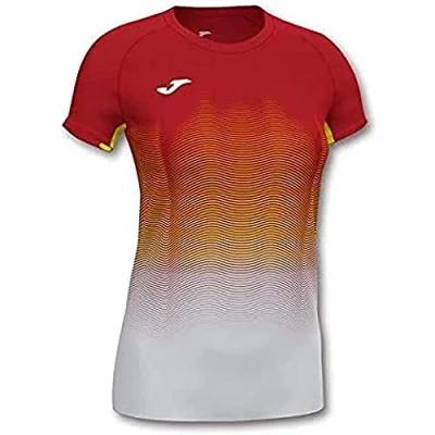 Abbildung von Joma Mädchen Elite Vii Laufshirt, Rot/Weiß, 4XS 3XS