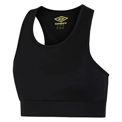 Abbildung von Umbro Damen Pro Training Sport BH, Schwarz, L