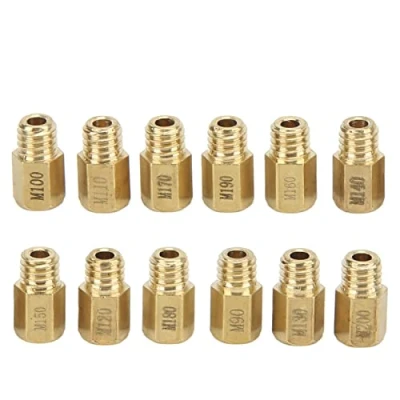 Abbildung von Entatial Vergaser Hauptdüsen Kit, 12 pcs Metall Vergaserdüsen Carb Düsen 90‑200, für Mikuni VM TM TMX