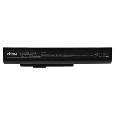 Abbildung von vhbw Akku kompatibel mit Medion Akoya E6234, E7201, E7220, E7221, E7222, P6634, P6816 Notebook (4000mAh, 10,8V, Li Ion)