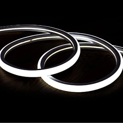 Abbildung von EUROXANTY Flexibler LED Streifen Neon zum Einbauen mit Netzteil Strip Light Küche Flexibel Innen 5 Meter Weiß