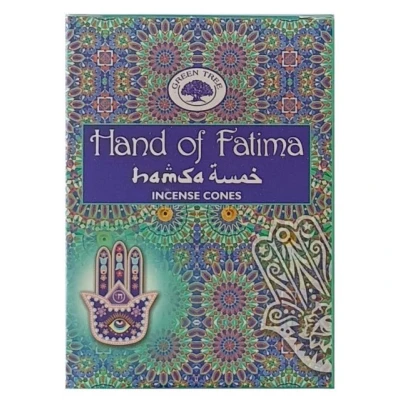 Abbildung von Green Tree Räucherstäbchen Halter Räucherkegel &quot;Hand of Fatima&quot; 10 Stk.