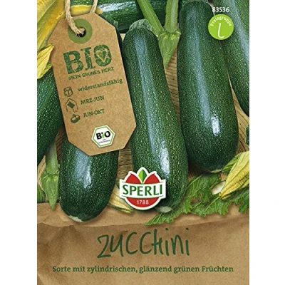 Abbildung von Sperli BIO Zucchinisamen, F1 83536 tolerante Sorte selbst befruchtend robuste ertragreich Saatgut, Samen Gemüse, Gemüse Pflanzen