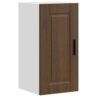 Abbildung von vidaXL Küchen Hängeschrank Porto Braun Eichen Optik Holzwerkstoff, Wandschrank Küche, Wandschrank, Oberschrank, Küchenschrank,