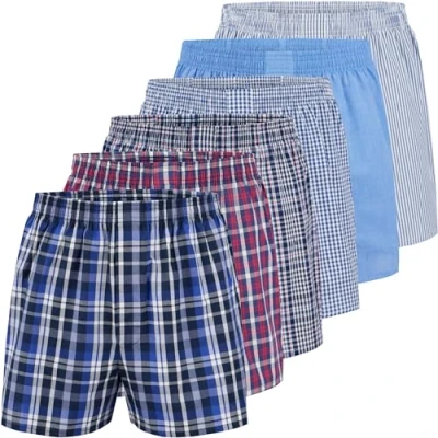 Abbildung von City Life Herren Boxershorts Shorts Boxer (6er Pack) Sparpack S 4XL, Farbe:Mehrfarbig (Business Multicolour 1), Grösse:XL