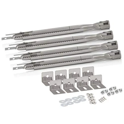 Abbildung von BBQ Toro Gasgrill Universal Edelstahl Brenner Set 4 Stück, Ersatzbrenner für