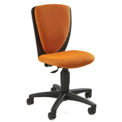 Abbildung von Topstar High S &#039;Cool Kinderdrehstuhl, Kunststoff, Stahl, Polyester, orange, One Size