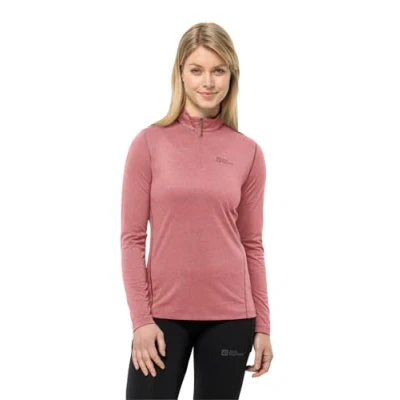 Abbildung von Jack Wolfskin Damen Sky Thermal Hz Wander Shirt, Mineral Red, XL EU
