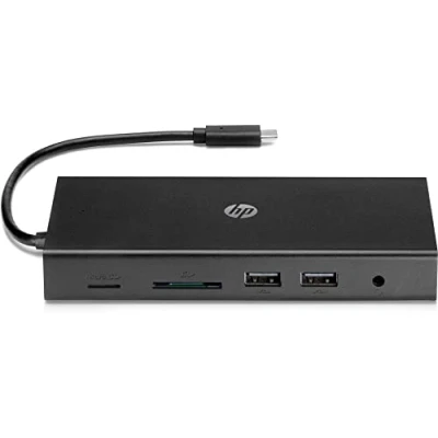 Abbildung von HP USB C Reisehub mit mehreren Anschlüssen Adapter zu 3,5 mm Klinke, 2.0, VGA