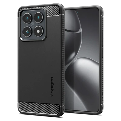 Abbildung von Spigen Rugged Armor Hülle Kompatibel mit Xiaomi 14T Matte Black