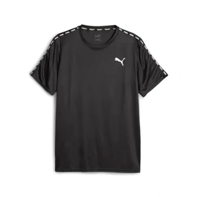 Abbildung von Puma Essentials Taped TEE Sport Tshirt, Herren, Größe: Medium, Black
