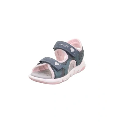 Abbildung von Superfit Pebbles Sandale, Blau/Rosa 8000, 35 EU
