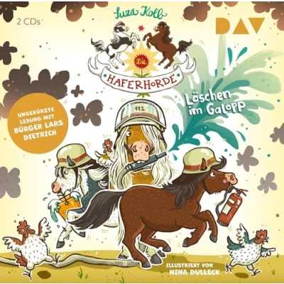 Abbildung von Die Haferhorde Teil 14: Löschen im Galopp: Ungekürzte Lesung mit Bürger Lars Dietrich (2 CDs)