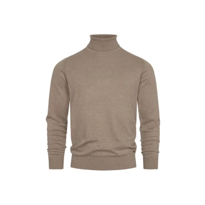 Abbildung von Indicode Jeans ELDO Strickpullover, Herren, Größe: Large, Beige mix
