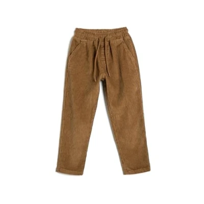Abbildung von Koton Boys Basic Cotton Trousers Drawstring Pocket Detail