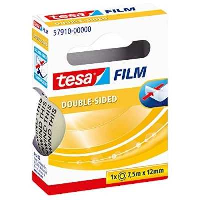 Abbildung von tesafilm doppelseitiges Klebeband, Fotofilm für Fixierungen auf Papier und anderen Materialien 1 Rolle 7,5m : 12mm