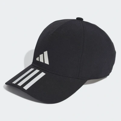 Abbildung von adidas Performance Stripes Aeroready Running Training Baseball Cap Black white, Größe: XXS/XS, white