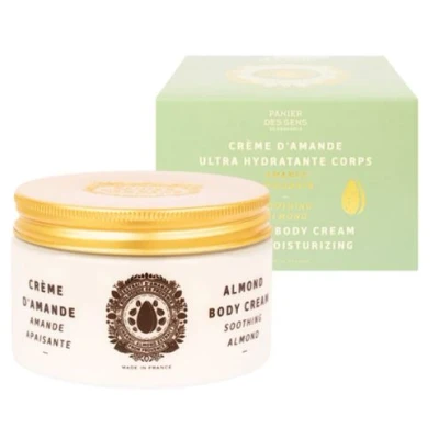 Abbildung von Panier des Sens Ultra Feuchtigkeitsspendende Mandel KÖRPERCREME Feuchtigkeitspflege, Damen, Größe: 250 ml, Weiß