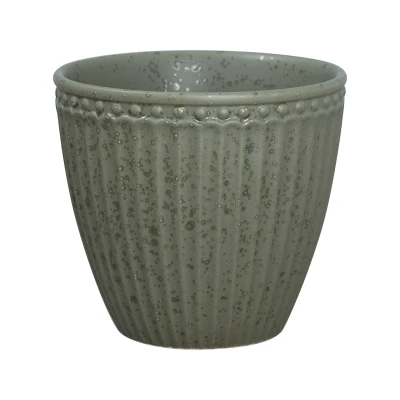 Abbildung von Greengate Alice Latte Cup olive green 0,35l