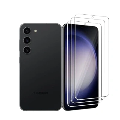 Abbildung von Ydiciv 3 Stück Schutzfolie für Samsung Galaxy S23 Plus 5G Panzer Schutz Glas, [9H Härte Glas], [HD Klar Schutzglas], [No Bubble],