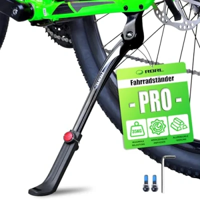 Abbildung von RBRL Fahrradständer mit 40 mm Lochabstand, Verstellbarer Fahrrad Ständer aus Aluminiumlegierung, Langlebiger Und Rutschfester, passend für 24 29 Zoll MTB, Ebike,Normal bis 35 kg Belastung