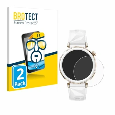 Abbildung von BROTECT (2 Stück Schutzfolie für Huawei Watch GT 5 Pro (42 mm) Displayschutz Folie Ultra Klar
