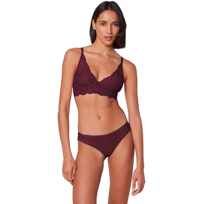 Abbildung von Triumph Amourette Charm Triangel BH, Damen, Größe: 75C, Deep burgundy