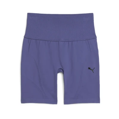 Abbildung von Puma SHAPELUXE Seamless High Waist Radlershorts Damen Blue Crystal Größe: S