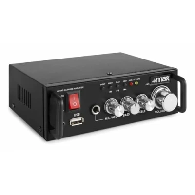 Abbildung von MAX AV340 Karaoke Verstärker mit Bluetooth 2x 50 Watt