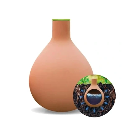Abbildung von BioGreen Olla Pflanzenbewässerung Hydro MAX vers. Größen 3 L Ø 90 cm automatische Bewässerung für Pflanzen Terrakotta Tontopf Bewässerungskugel