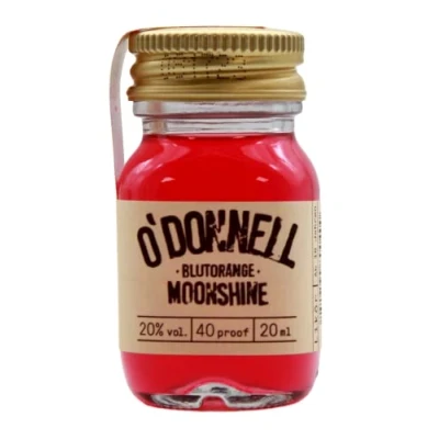 Abbildung von O`Donnell Moonshine Shots Blutorange Likör 20% vol, 16er Pack (16 x 20ml)