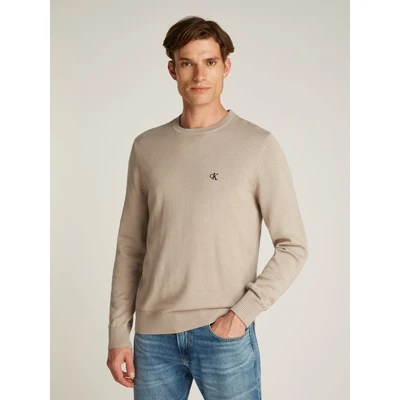 Abbildung von Calvin Klein Jeans Modern CREW NECK Sweater Strickpullover, Herren, Größe: XL, Atmosphere