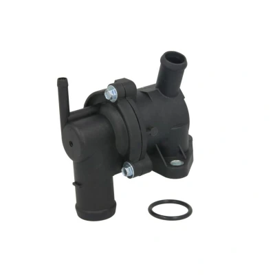 Abbildung von TOPRAN 112 333 Kühlwasserthermostat 87 mit Dichtung Sensor Kunststoffgehäuse, Gehäuse SKODA: Fabia I Schrägheck, 1 Combi