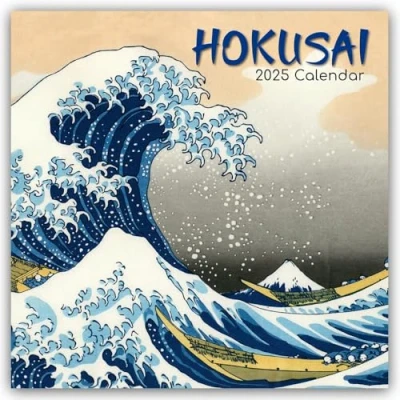 Abbildung von Hokusai 2025 16 Monatskalender: Original The Gifted Stationery Co. Ltd [Mehrsprachig] [Kalender] (Wall Kalender)