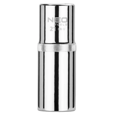 Abbildung von NEO TOOLS 08 080 Steckschlüsseleinsatz 1/2 3124 21 mm Chrom Vanadium Stahl Zwölfkant