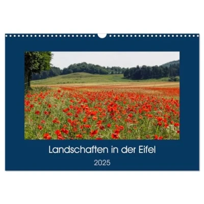 Abbildung von Landschaften in der Eifel (Wandkalender 2025 DIN A3 quer), CALVENDO Monatskalender