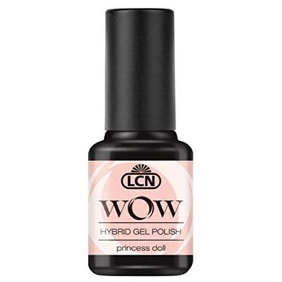 Abbildung von LCN WOW Hybrid Gel Polish Nr. 14 princess doll (8ml) (rose) Gellack ohne Lichtgerät für bis zu 10 Tage perfekt lackierte Nägel