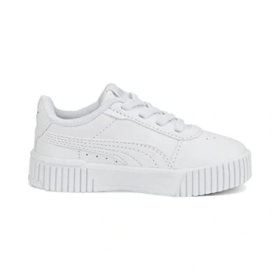 Abbildung von Puma Carina 2 0 Sneaker low white silver für Kinder, Größe: 23, Schuhe
