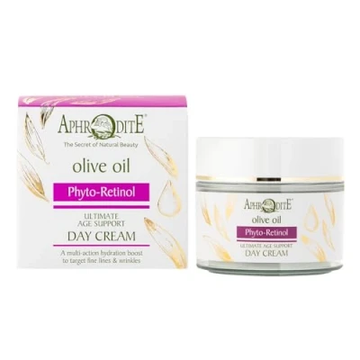 Abbildung von Aphrodite Anti Aging &amp; straffende Gesichtspflege Tagescreme Natürliche Feuchtigkeitscreme Gesicht mit Bio Olivenöl Phyto Retinol Gesichtscreme Falten (50 ml /1,70 fl oz)