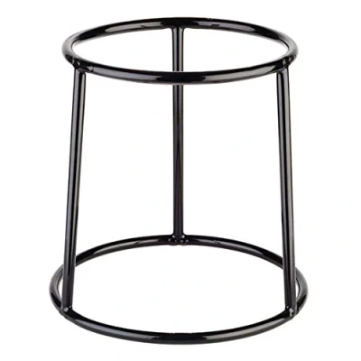 Abbildung von APS 33271 MULTI ROUND Schwarzer Metall Buffet Ständer mit Anti Rutsch Beschichtung, Ø 15.5/18 x 18 cm