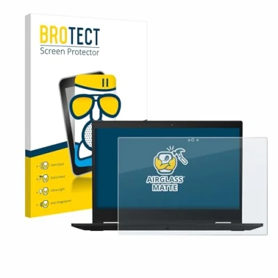 Abbildung von BROTECT Entspiegelungs Schutzglas für Lenovo ThinkPad X390 Yoga Schutz Folie Panzerfolie Glas Matt [Extrem Kratzfest 9H, Anti Reflex]