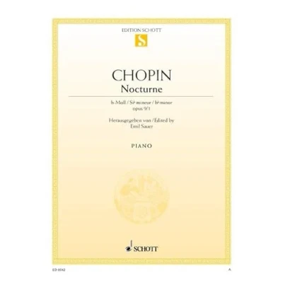 Abbildung von Nocturne b Moll: op. 9/1. Klavier.: piano. (Edition Schott Einzelausgabe)