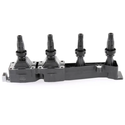 Abbildung von VEMO Original Quality V22 70 0002 Zündspule 4 inkl. Zündkerzenstecker, Zündspulenleiste rechteckig 7,1 PEUGEOT: 307 Schrägheck, Kombi, SW